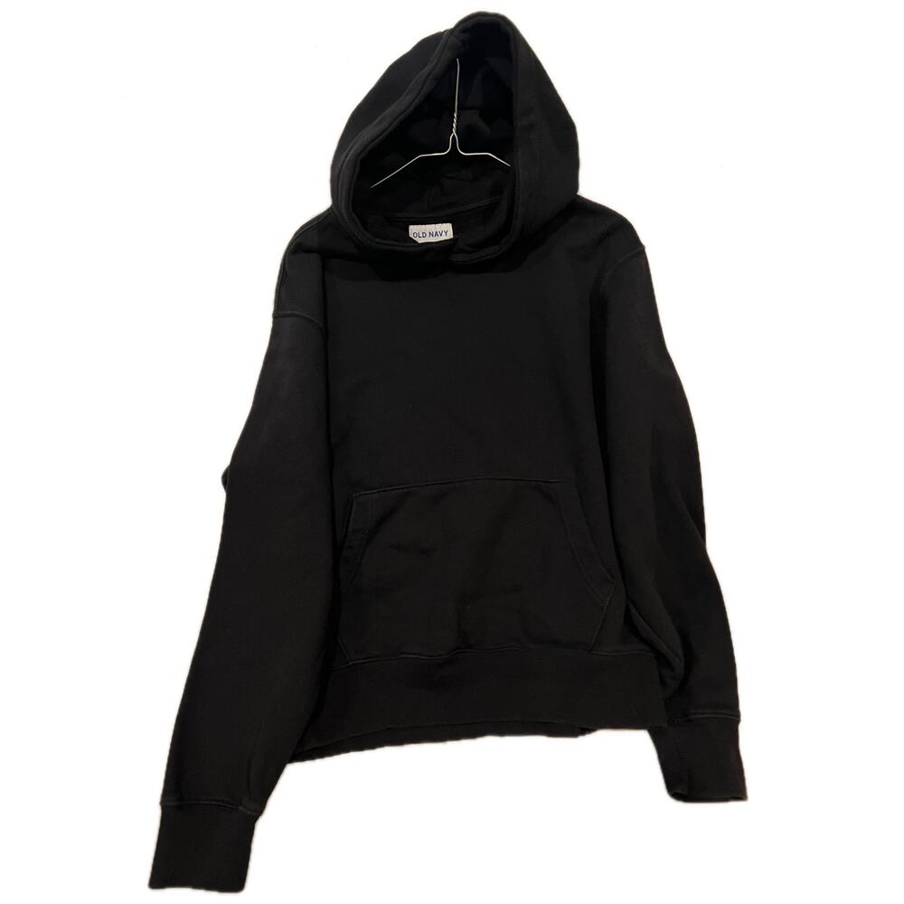 Old Navy Black Pullover Hoodie Mens XL